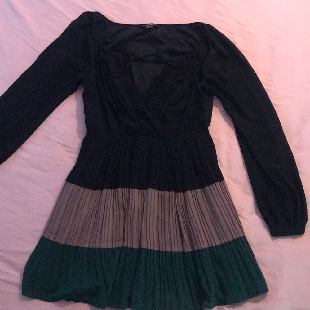 Black circular dress